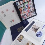 A large collection of various world postage stamps and albums