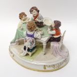 Scheibe Alsbach Kister figurine of children at a table