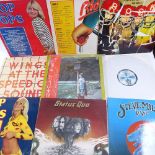 Various vinyl LPs and records, including Disraeli Gears, Moon Madness, TRB etc