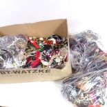 Approximately 460 modern bangles, and a large quantity of beads
