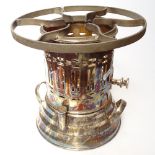 Silver plated flambe burner