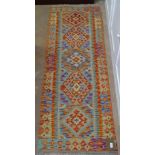 A vegetable dyed Choli Kilim runner, 200cm x 68cm