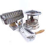 Various Vintage kitchenalia, including Rapid marmalade cutter, Thermor electric heater, bar-top