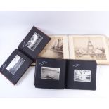 Various mid-20th century photograph albums, subjects include London Zoo, Salisbury Cathedral,