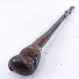 An Irish Blackthorn shillelagh club, length 48cm