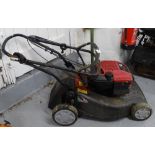 A SB550 petrol rotary mower, no grass box