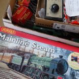 Various Triang Hornby railway items, and Matchbox cars, and Duette Twin Power Unit (3 boxes)
