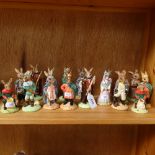 17 Royal Doulton Bunnykins Robin Hood figures