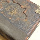 10 volumes of The History of The Great European War, and a large leather-bound Holy Bible