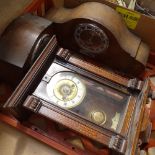 Various clocks and parts (2 boxes)