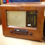 A Vintage Bush PB.12 radio, case length 55cm