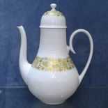 BJORN WIINBLAD FOR ROSENTHAL - a Mid-Century German porcelain Romanze mocha / coffee pot and