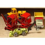 A Tonka Trencher, 2 Triang toy trains etc