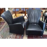 A pair of mid-century Danish Windy lounge chairs, by Gijs Papavoine, for Montis
