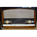 An early 20th century walnut-cased radio, TYP.AR612