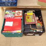 2 boxes of games and toys