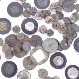 Various Antiquities and Roman coins, including Hadrian and Antoninus Pius