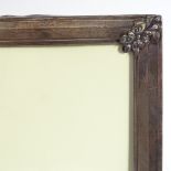 An Edwardian rectangular silver-fronted photo frame