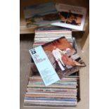 Various vinyl LPs and records, including Tina Turner, The Shadows etc (2 boxes)