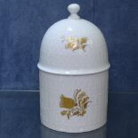BJORN WIINBLAD FOR ROSENTHAL - a Mid-Century German porcelain Romanze sugar jar and cover,