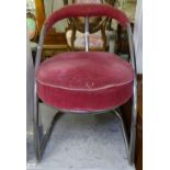 A 1930s Pel lounge chair with maker's metal plaque