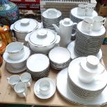 West German Thomas China dinner service and matching coffee set, including tureens