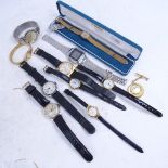 WITHDRAWN - A collection of various lady's and gent's wristwatches, to include Montine automatic
