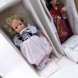 3 boxed collector's dolls, including Susan Wakeen, Ashton-Drake Galleries, and Danbury Mint (3)