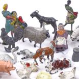A collection of Britains painted diecast farmyard animals