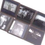 A set of early 20th century German magic lantern slides, mostly scenes of Nuremberg and Rothenburg