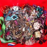 A large quantity of modern costume jewellery