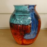 A Poole Pottery gemstone vase, height 15.5cm
