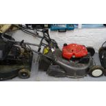 A Honda HRD535 petrol rotary mower