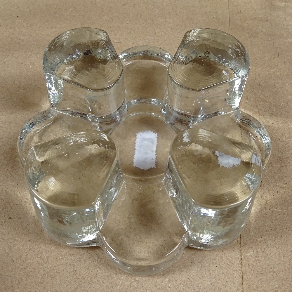 Scandinavian glass pots, candle holders and other glassware - Image 2 of 3