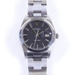 ROLEX - a stainless steel Oysterdate Precision mechanical wristwatch, ref 6694, circa 1979, matte