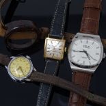 Various wristwatches, including Oris, Stirling etc Lot sold as seen unless specific item(s)