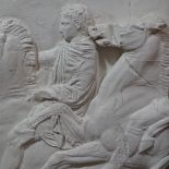 A large British Museum plaster relief moulded plaque, by Ivor Roberts Jones, RA (1913 - 1996),