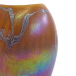 VENEU D'ANG - Art glass handmade multi-colour iridescent vase, height 22cm Perfect condition