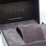 A Gucci watch box with blank warranty card Very good original condition, no damage