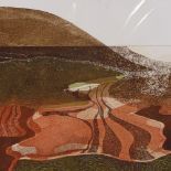 M I Heath, lithograph, Snar Valley, Crawfordjohn, signed and numbered 2/7, dated '75, image 16" x
