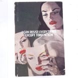 Connor Brothers, colour print, "I can resist everything except temptation", signed in pencil, no.