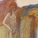 John O'Connor, oil on canvas, girl on midsummer day, signed, title on stretcher, 24" x 30", framed