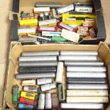 A large quantity of OO gauge model railway passenger carriages, tenders etc (2 boxfuls)