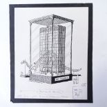 Peter Brookes (born 1943), original pen and ink cartoon drawing, signed, sheet size 11" x 9",