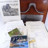 William Marsden CMG, Ambassador to Argentina, collection of ephemera, including Argentina 1900