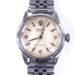 ROLEX - a Vintage stainless steel Oyster Shock-Resisting mechanical wristwatch, ref. 6244, circa