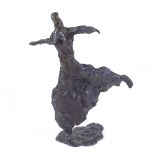 James Benenson, patinated bronze sculpture, Liberte, signed and numbered artist's proof 3/4,