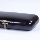 A Victorian tortoiseshell cigar case, of plain rectangular form, 13cm x 7cm Good condition