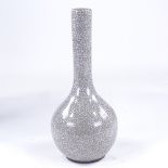 A Chinese crackle glaze porcelain narrow-necked vase, height 32cm Perfect condition