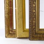 3 19th century gilt picture frames